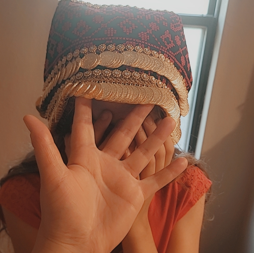 Gold coin hat